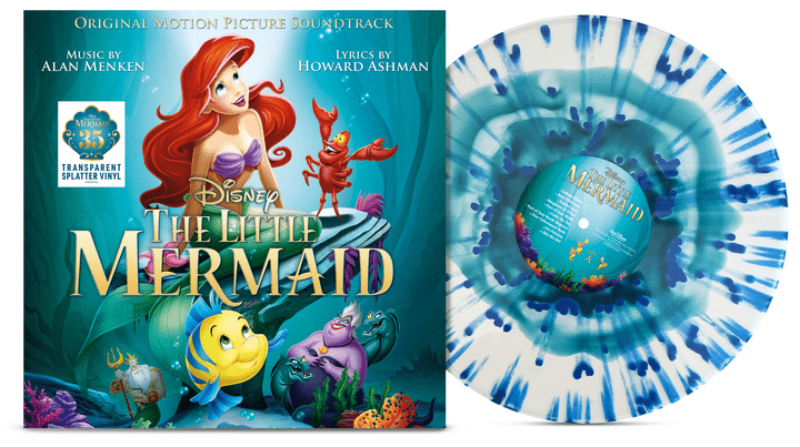 The Little Mermaid (35th Anniversary Transparent Splatter Edition) - Various Artists [Colour Vinyl]