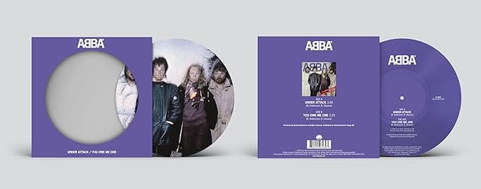 Under Attack/You Owe Me One (Picture Disc) (7inch)- ABBA [Colour Vinyl]