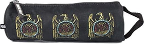 Slayer Gold Eagle Zip Up Pen Holder Band Merch Pencil Case in Black [Stationery]