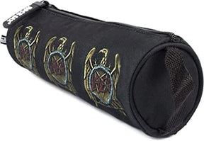 Slayer Gold Eagle Zip Up Pen Holder Band Merch Pencil Case in Black [Stationery]