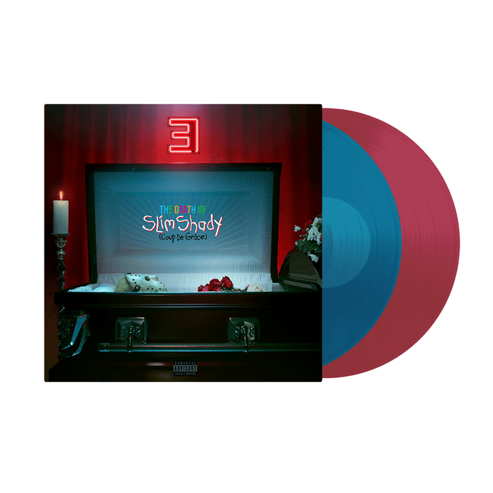 The Death of Slim Shady: Coup de Grâce (limited Sea Blue & Ruby Red Translucent Edition) - Eminem [Colour Vinyl]