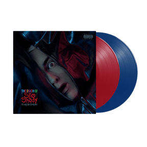 The Death of Slim Shady: Coup de Grâce (Red & Blue Opaque Edition) - Eminem (Colour Vinyl]