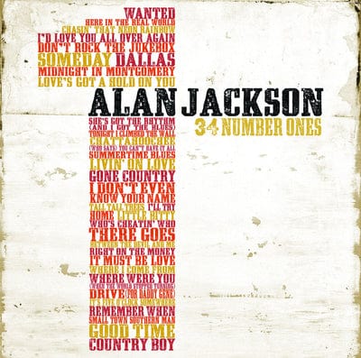 34 Numbers Ones - Alan Jackson [CD]