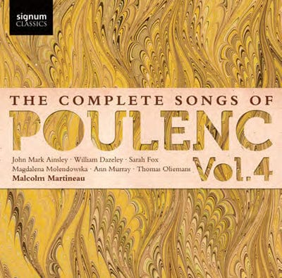 The Complete Songs of Poulenc- Volume 4 - Francis Poulenc [CD]