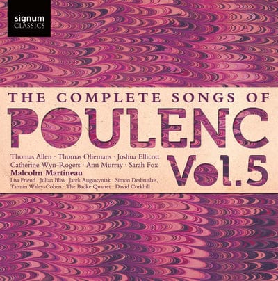 The Complete Songs of Poulenc- Volume 5 - Francis Poulenc [CD]