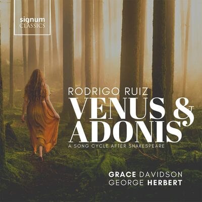 Rodrigo Ruiz: Venus & Adonis: A Song Cycle After Shakespeare - Rodrigo Ruiz [CD]