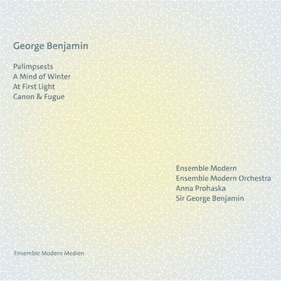 George Benjamin: Palimpsests/A Mind of Winter/At First Light/... - George Benjamin [CD]