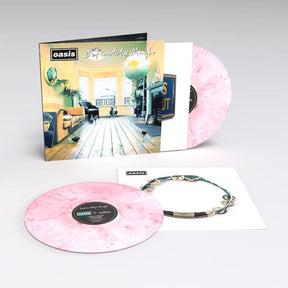 Definitely Maybe (Limited 30th Anniversary Pink & White Marble Edition) - Oasis [Colour Vinyl]