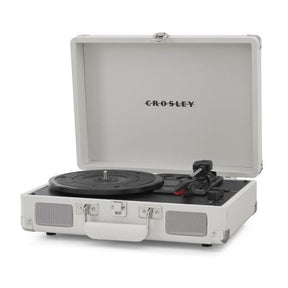 CROSLEY CRUISER PLUS PORTABLE TURNTABLE (WHITE SAND) [TECH & TURNTABLES]