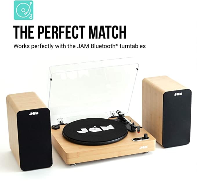 Jam turntable best sale with speakers