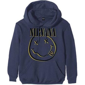 Nirvana - Smiley - Navy - 2XL [Hoodies]