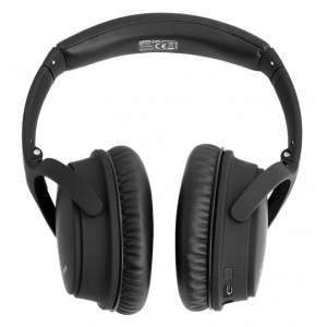 STREETZ HL-BT404 - BLUETOOTH NOISE-CANCELLING HEADPHONES, MICROPHONE, CONTROL BUTTONS, BLACK [ACCESSORIES]