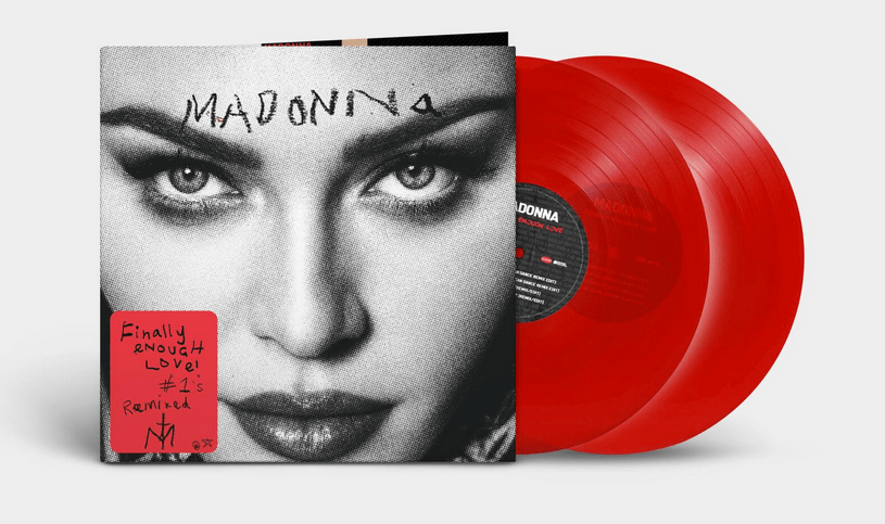 FINALLY ENOUGH LOVE - Exclusive 16 Track Red LP - MADONNA [Vinyl]