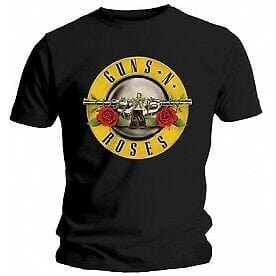 GUNS'N'ROSES CLASSIC LOGO - BLACK - MEDIUM [T-SHIRTS]