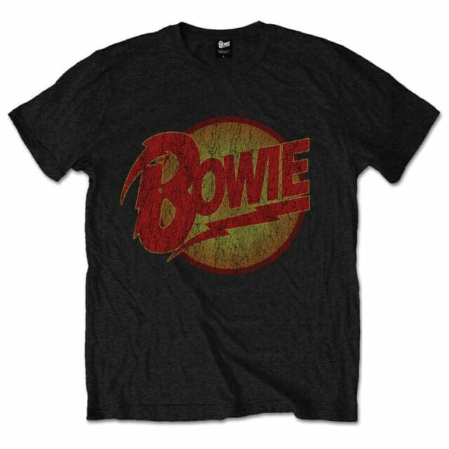 Bowie Diamond Dogs Logo - Black - XL [T-Shirts]